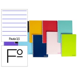 Cuaderno Smart Folio pauta 4º 3,5mm. Liderpapel 08238