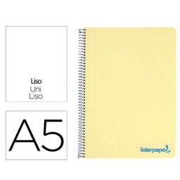 Cuaderno WONDER PP 120HJ Din A-5 amarillo Liderpapel 09232