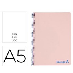 Cuaderno WONDER PP 120HJ Din A-5 rosa Liderpapel 09235