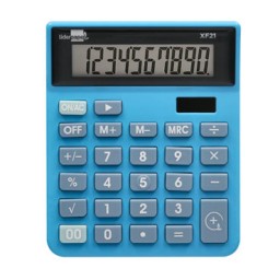 Calculadora sobremesa XF21 azul Liderpapel 163486