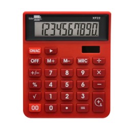 Calculadora sobremesa XF22 roja Liderpapel 163487