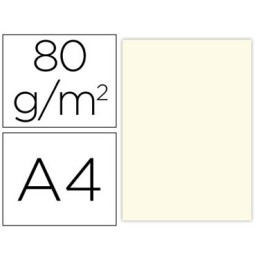 100HJ papel crema 80 g/m² Din A-4 Liderpapel 28247