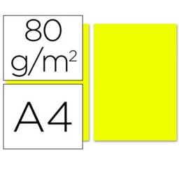 100HJ papel amarillo limón 80 g/m² Din A-4 Liderpapel 28249