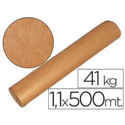 Rollo kraft marrón 41 Kg. 110 cm.
