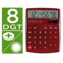 Calculadora CDC-80 burdeos Citizen 45320
