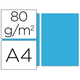 100HJ papel azul turquesa 80 g/m² Din A-4 Liderpapel 53163