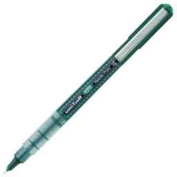 Roller tinta líquida needle point 0,5 verde uni-ball